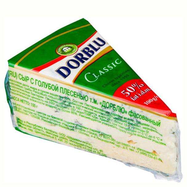 Сыр Dorblu Classic с голубой плесенью 50% 100г 
