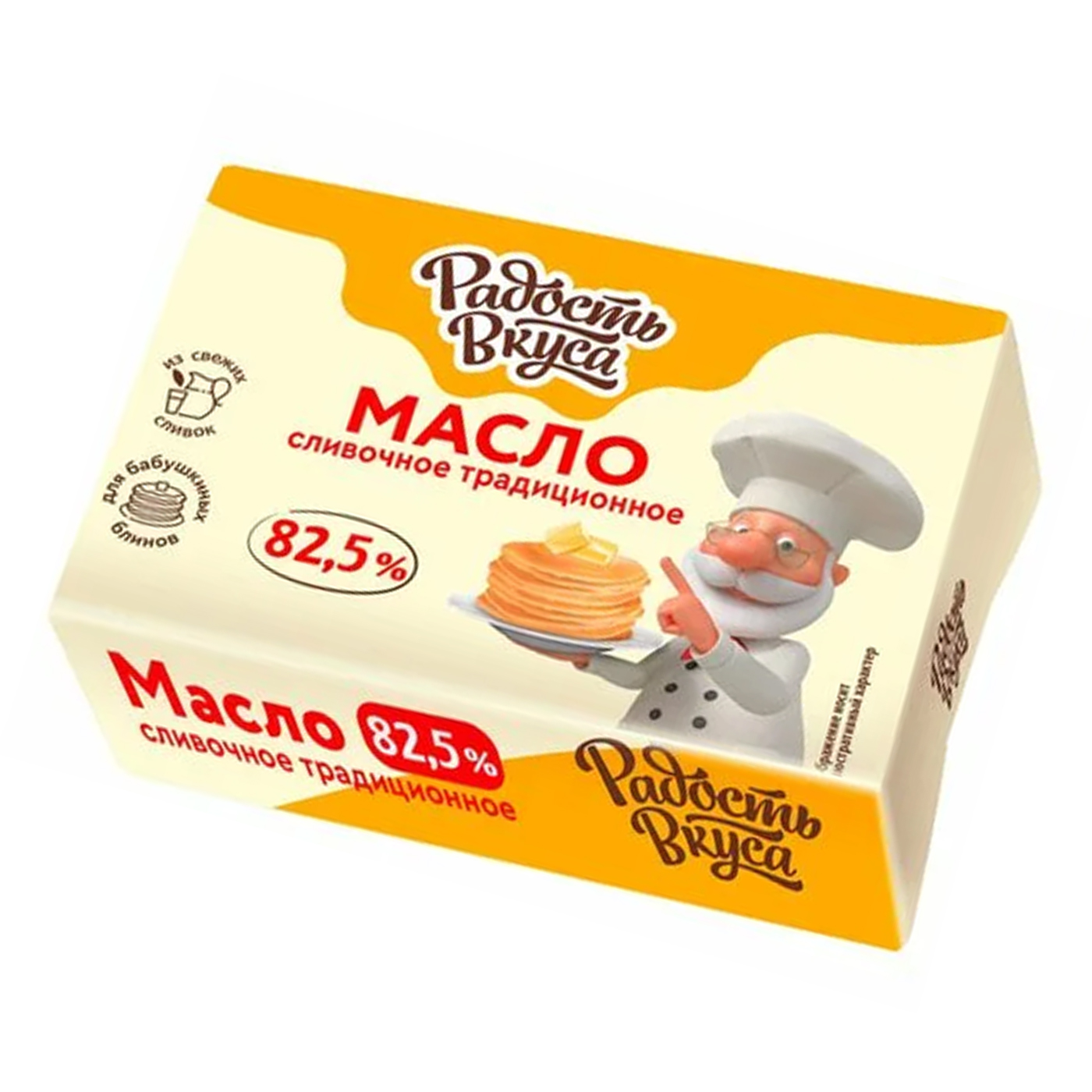 Масло сладко-сливочное Традиционное 82.5% 