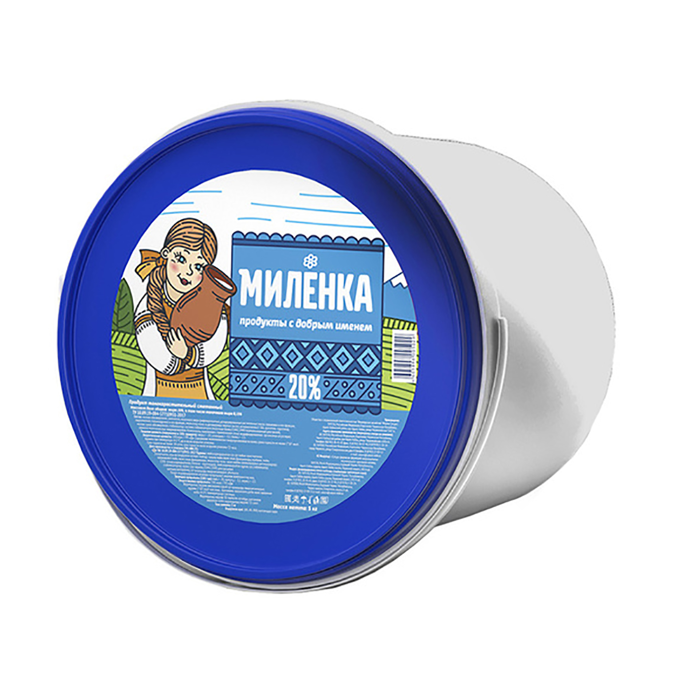 Продукт сметанный СЗМЖ Миленка 20% 5кг 