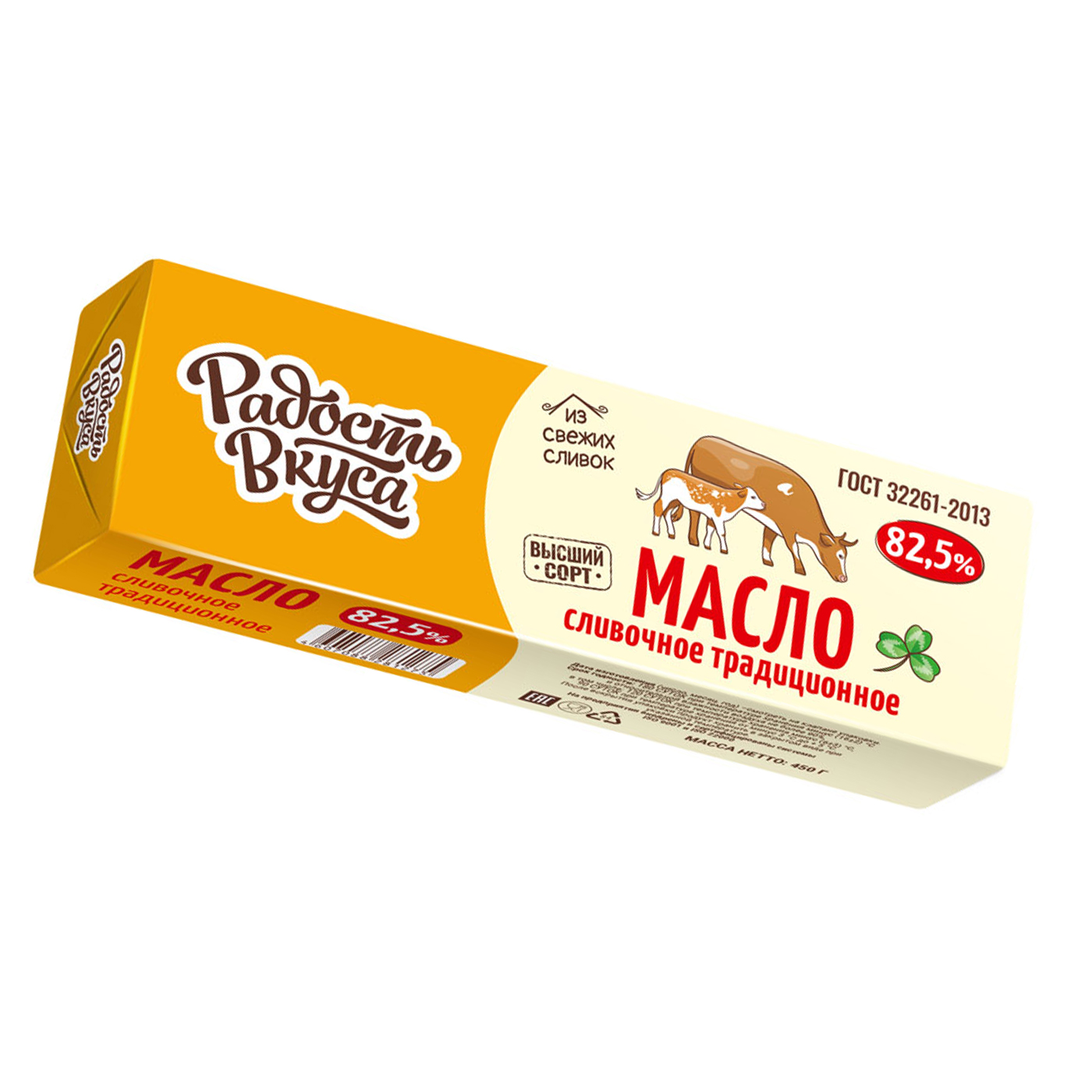 Масло традиционное Радость Вкуса 82,5% 400гр 