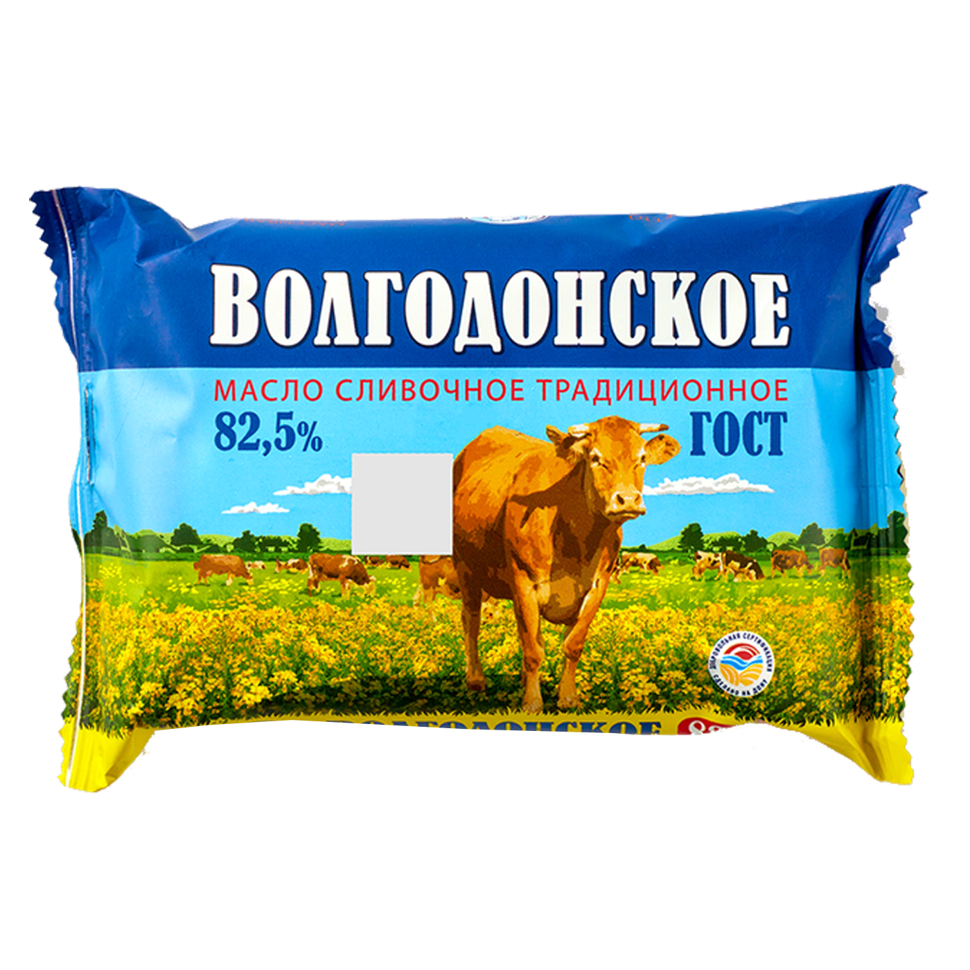 Масло сливочное Волгодонское 82,5% 180гр 