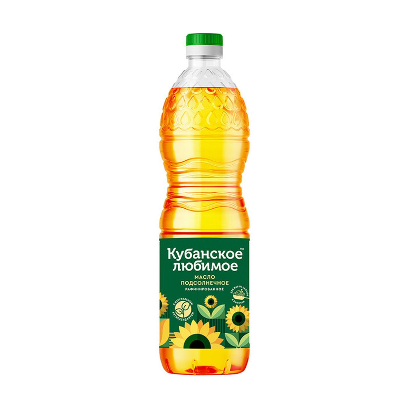 Масло подсолнечное Кубанское любимое 1л 