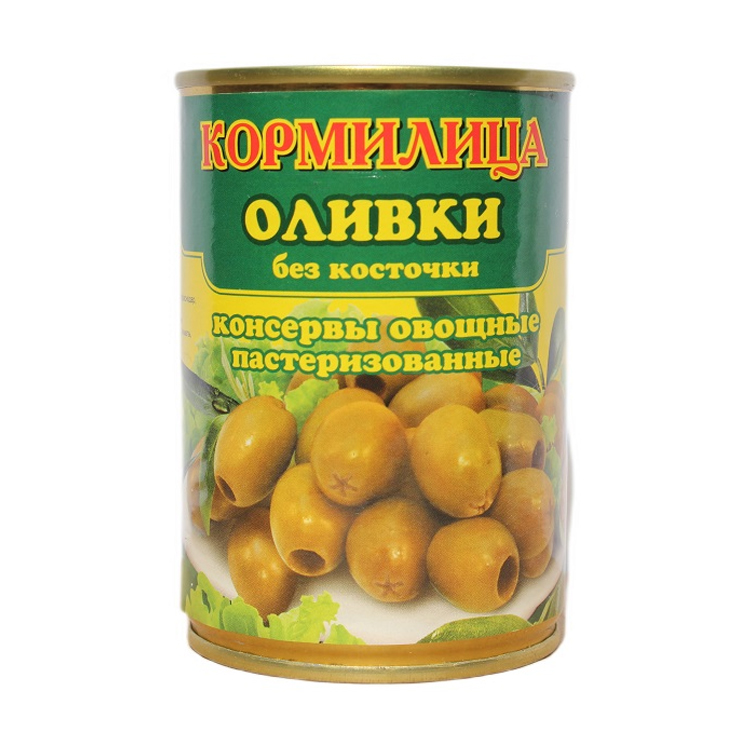Оливки зеленые без косточки 300мл 