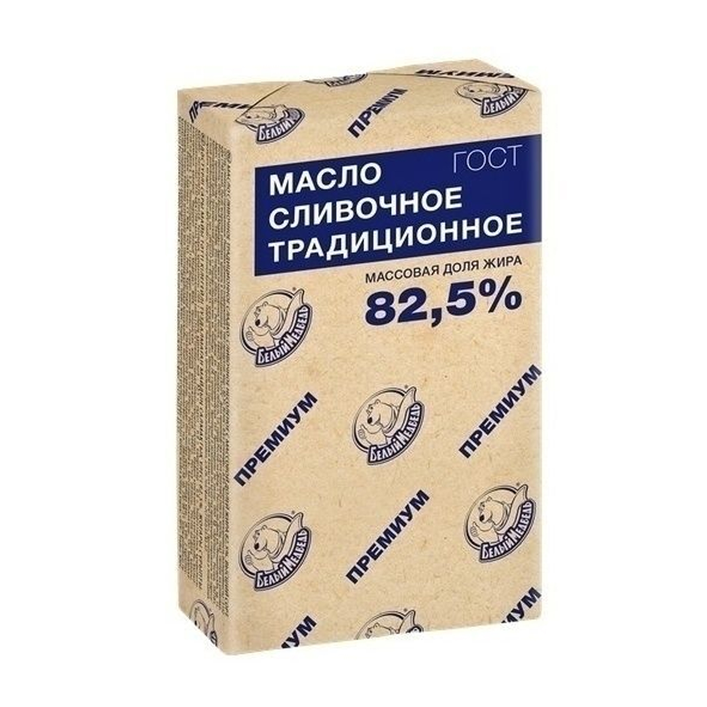 Масло сливочное Евро Премиум традиционное 82,5% 320гр 